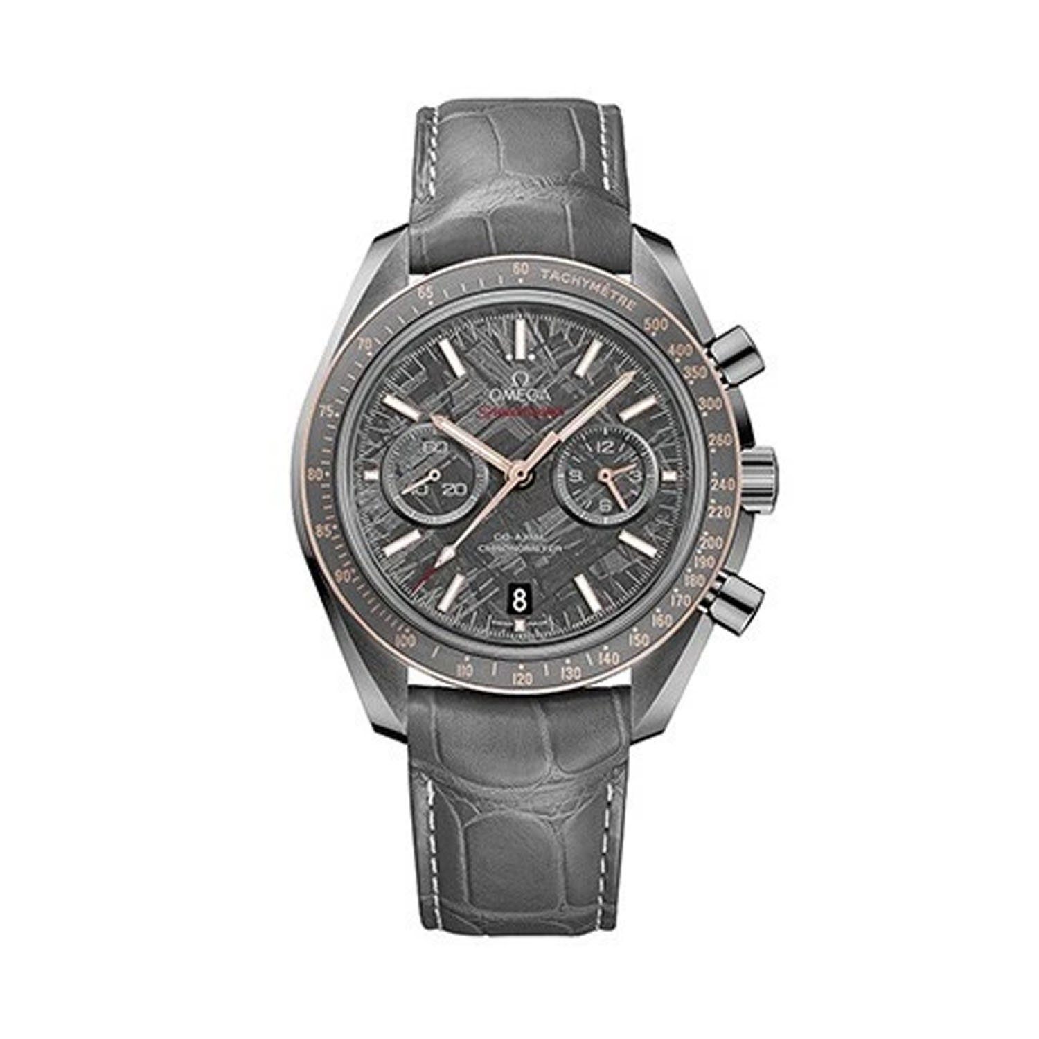 （＾ω＾） Omega Speedmaster Grey Alligator Leather 032CUZ0002454 21mm
