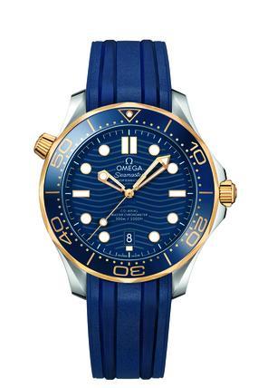 Omega Seamaster 20mm Blue Rubber Strap 032CVZ010127 – Total Watch