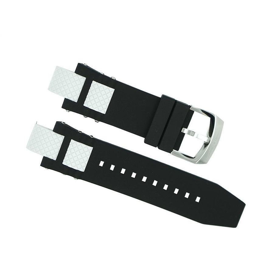 invicta integrated black and white subaqua strap image