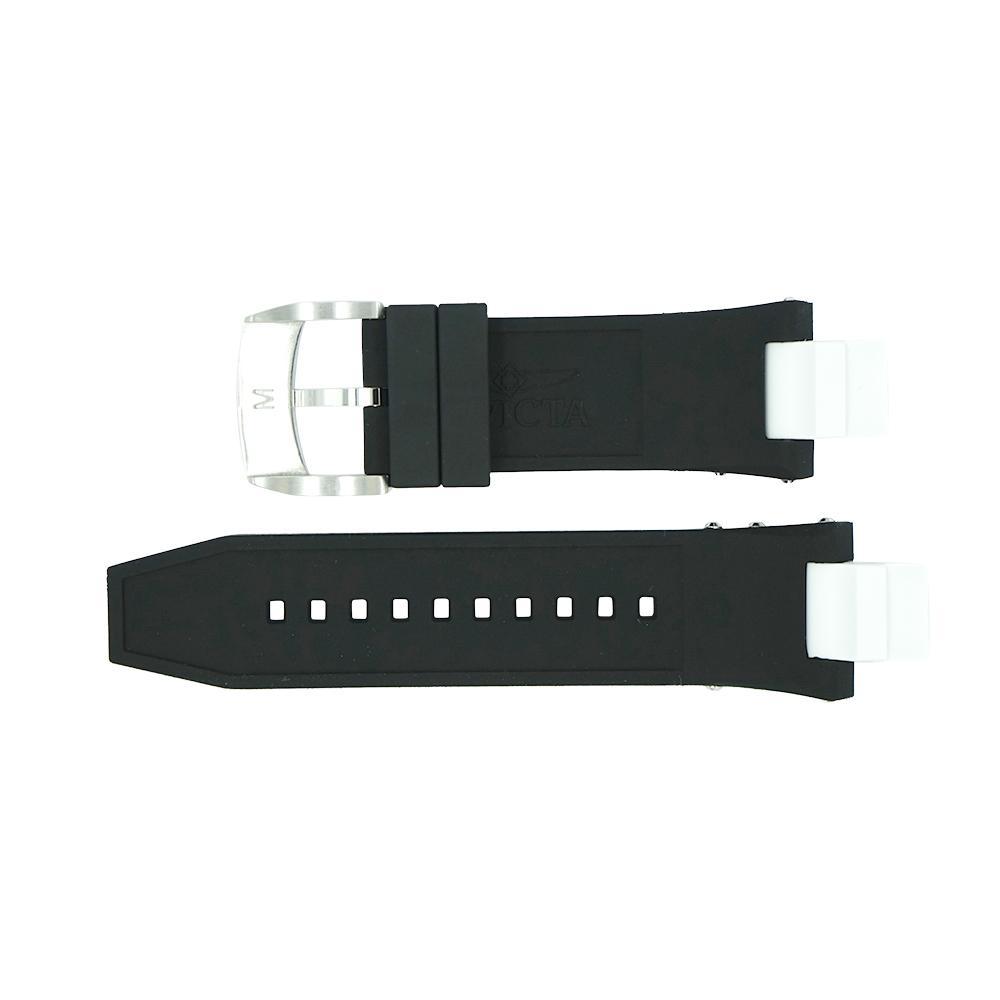 invicta integrated black and white subaqua strap image