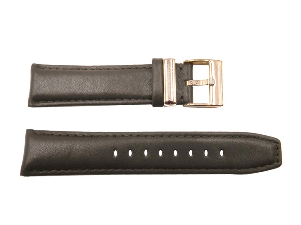 Kenneth Cole Genuine Leather Brown 22mm Watch Strap image