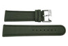 Genuine Swiss Army 22mm Leather/Nylon-Green Watch Band