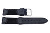 Genuine Swiss Army Black Leather And Nylon 17mm Short Watch Strap