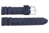 Genuine Rubber Heavy Duty Elevated Level Design 24mm Watch Band