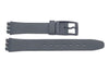 Swatch Replacement Plastic Gray 12mm Watch Band