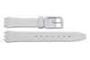 Swatch Replacement Plastic White 12mm Watch Strap