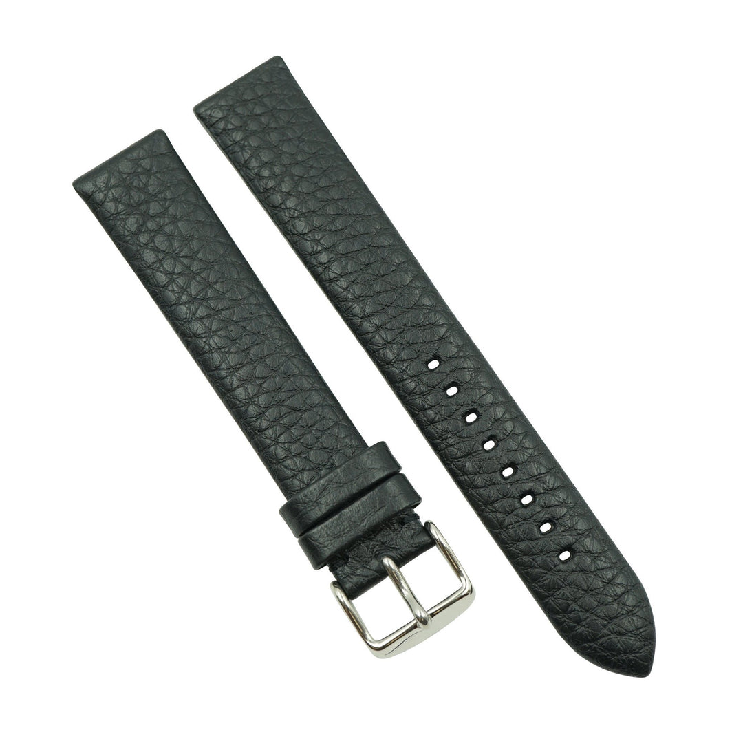 Extra-Long Genuine Crushed Leather Wacth Band Handmade in France image