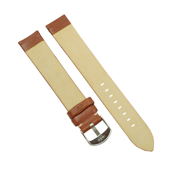 Extra-Long Genuine Crushed Leather Wacth Band Handmade in France image