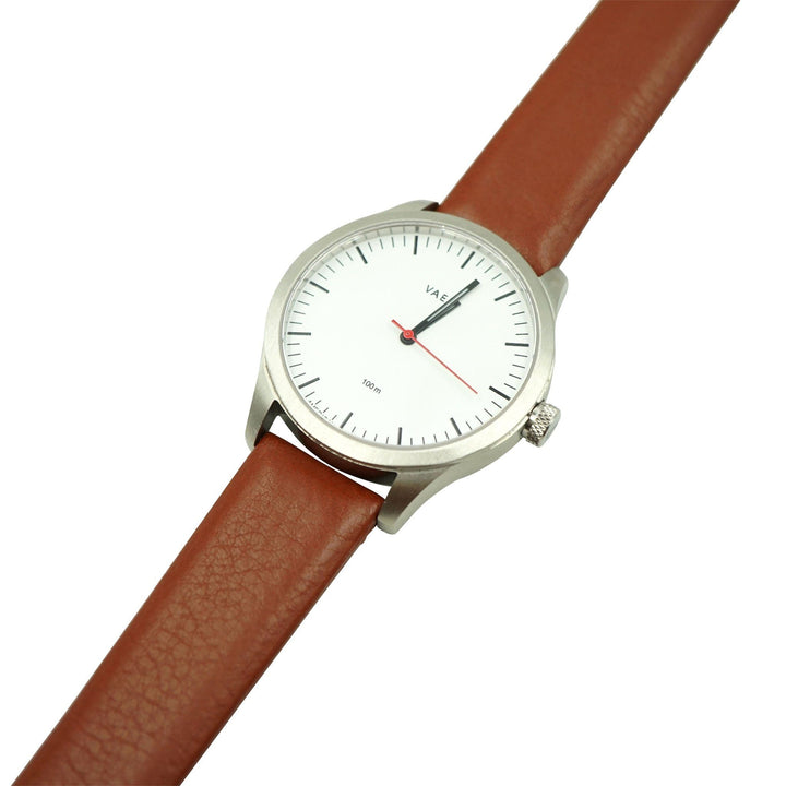 Extra-Long Genuine Crushed Leather Wacth Band Handmade in France image