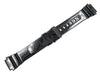 Genuine Casio Black Glossy Resin 24/18mm Watch Strap image