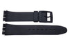 Swatch Replacement Plastic Black 17mm Watch Strap