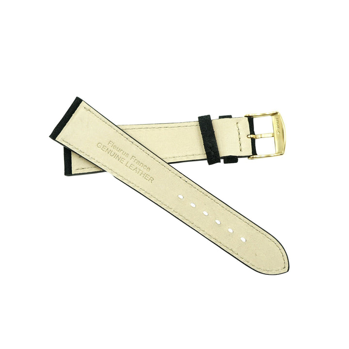 Genuine Suede Leather Butter Soft Flat Watch Strap image