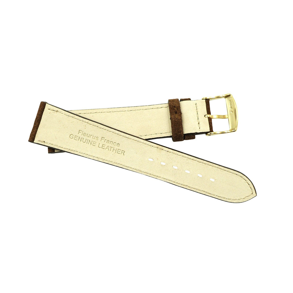 Genuine Suede Leather Butter Soft Flat Watch Strap image