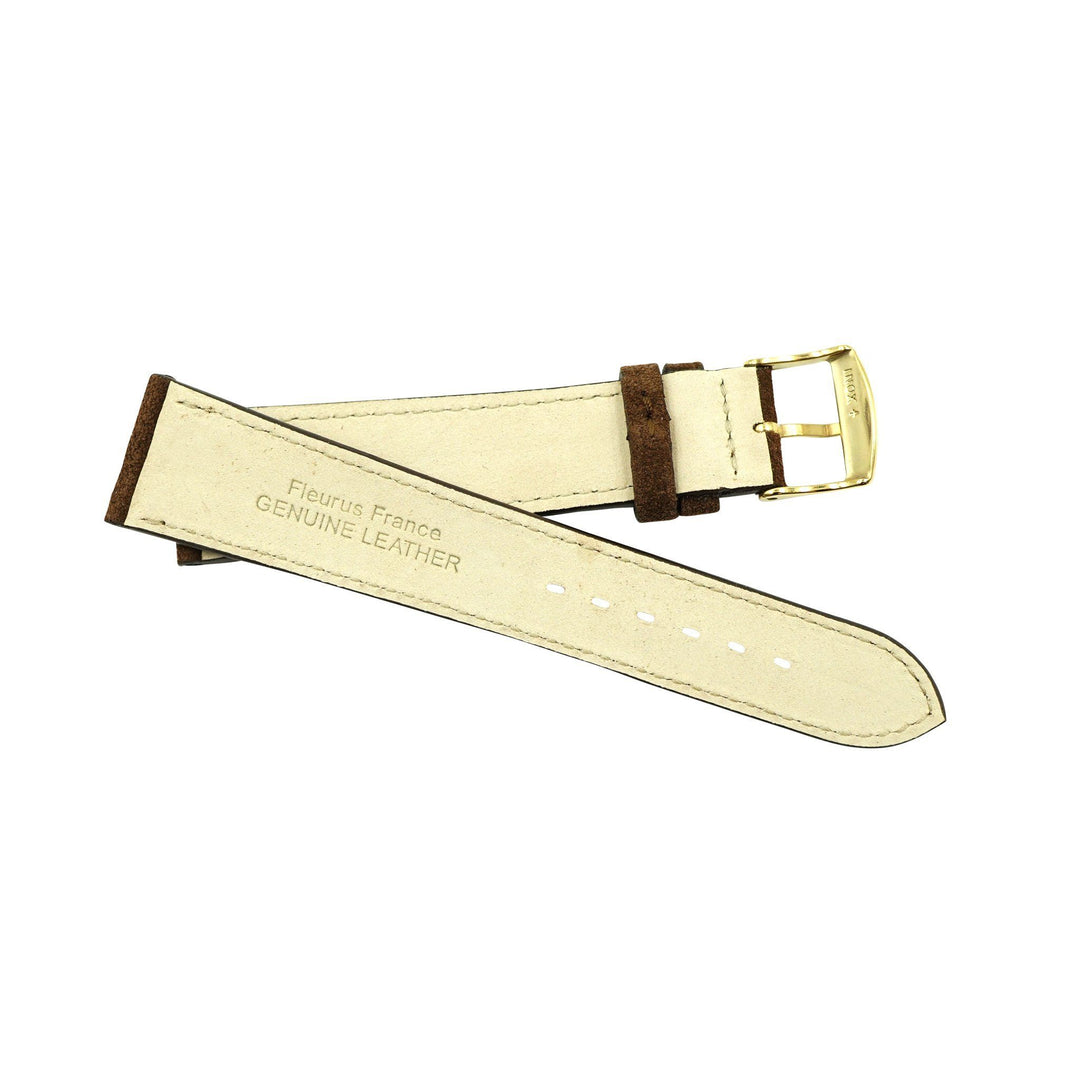 Genuine Suede Leather Butter Soft Flat Watch Strap image