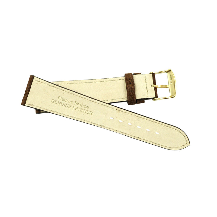 Genuine Suede Leather Butter Soft Flat Watch Strap image