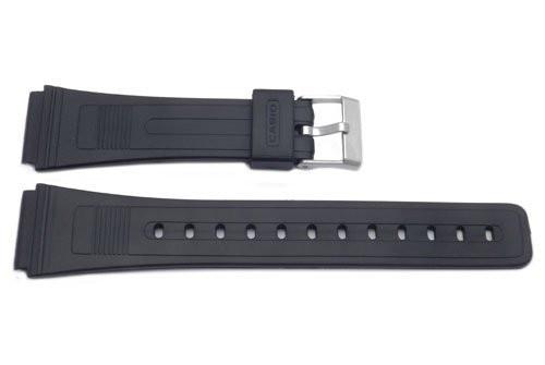 Casio Style Replacement 19mm Black Watch Strap P3027