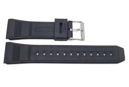 Casio Style Replacement 22mm Black Watch Strap P3025