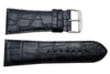 North American Alligator Grain Textured Leather Watch Strap image