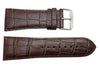 North American Alligator Grain Textured Leather Watch Strap image