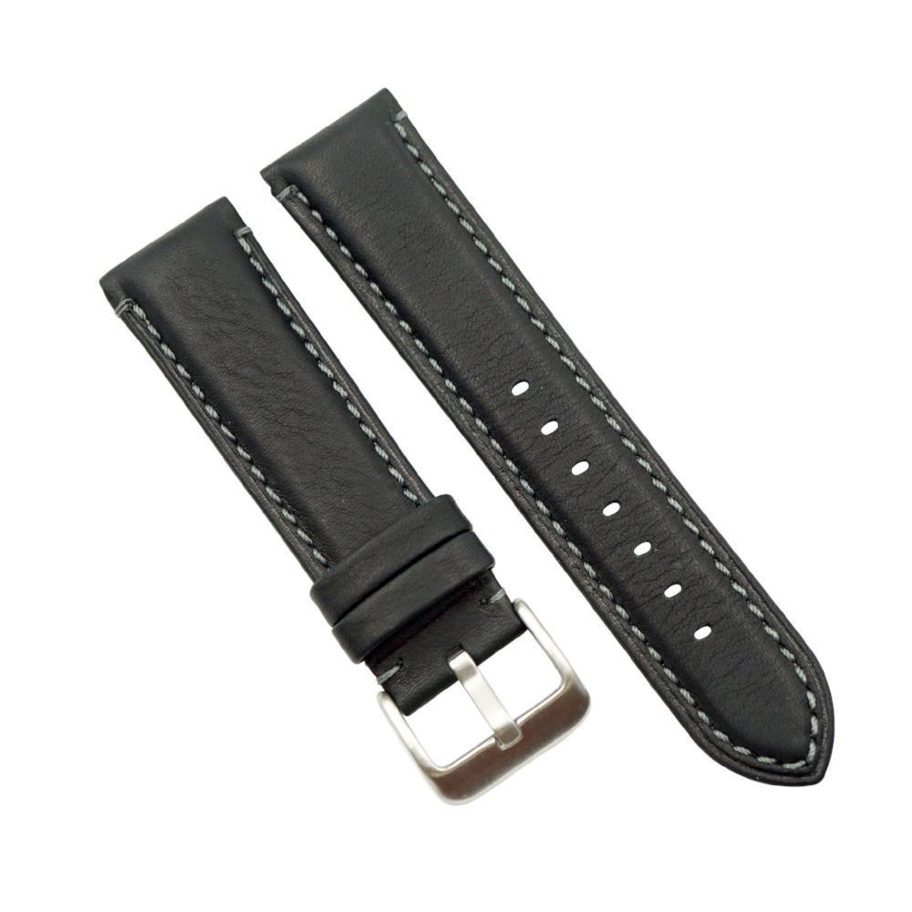Italian Soft Water Proof Padded Leather Watch Band image