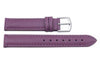 Hadley Roma Java Lizard Grain Purple Textured Padded Watch Strap