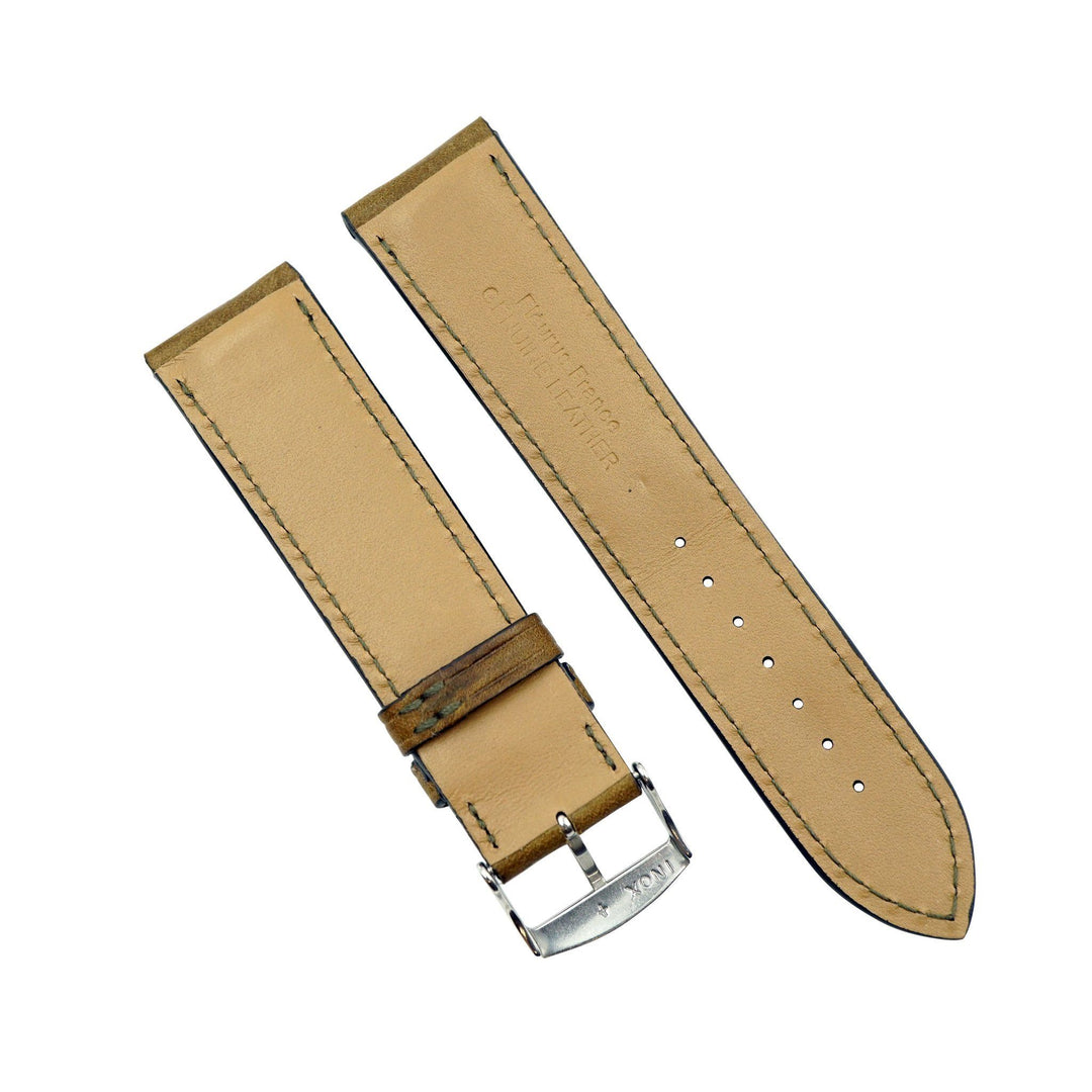 Fleurus France Heavy Padded Genuine Leather Handmade Watch Band image