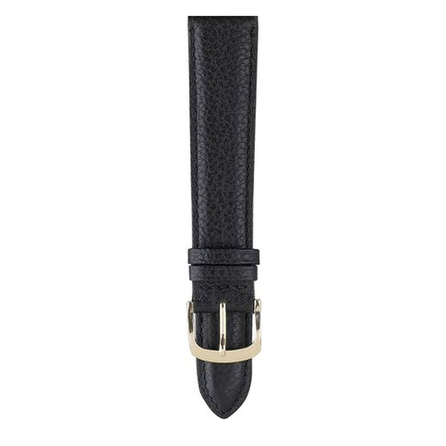 Padded and Stitched Crushed Leather lined with soft genuine nubuck leather watch strap image