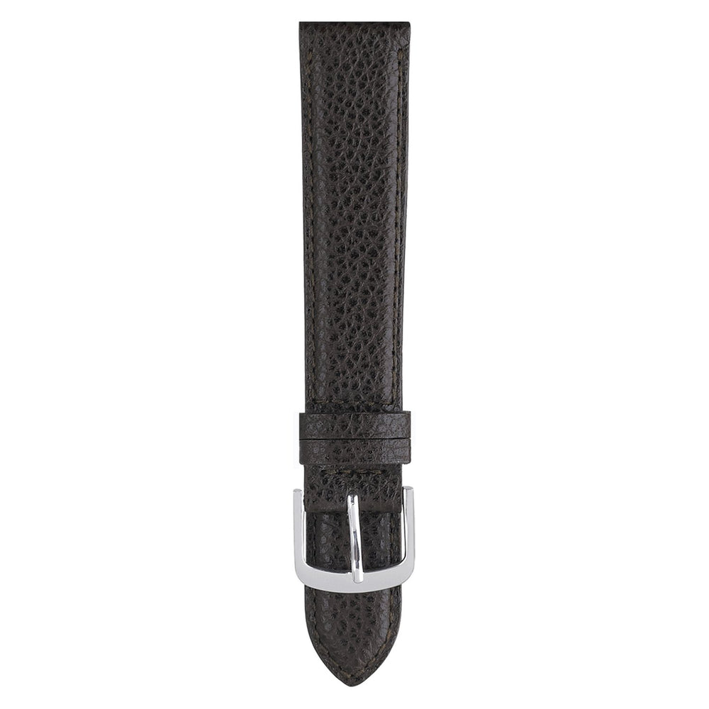 Padded and Stitched Crushed Leather lined with soft genuine nubuck leather watch strap image