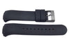 Swiss Army Genuine Rubber Black Regular 14mm Watch Strap