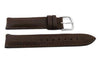 Swiss Army Genuine Brown Smooth Leather Cavalry Series 16mm Watch Band