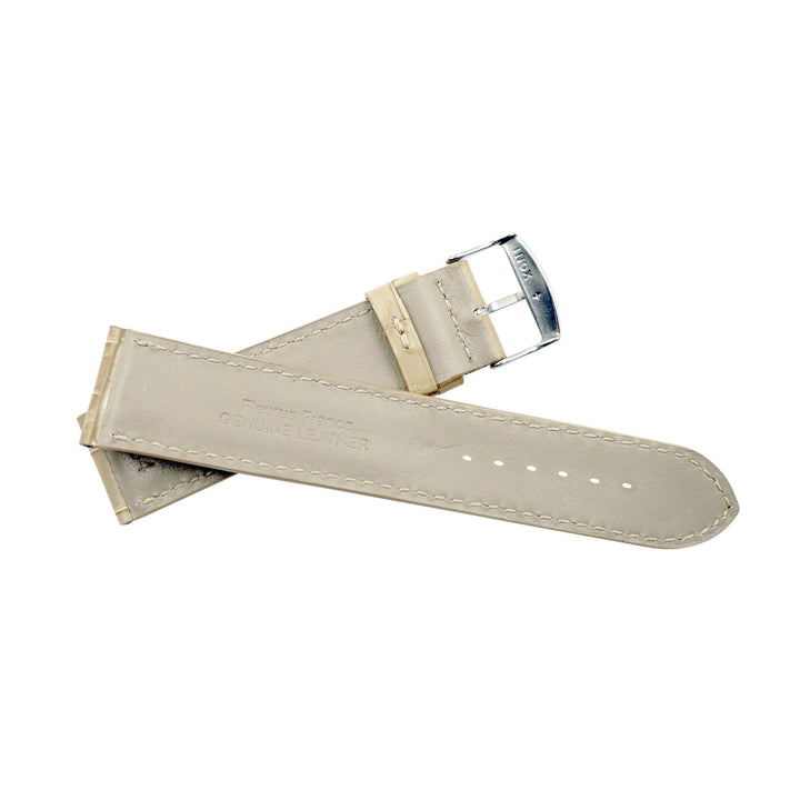 Genuine Leather Embossed Alligator Grain Heavy Padded Watchband image