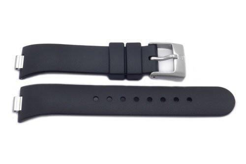 Swiss Army Genuine Rubber Black Summit XLT 7.5mm Watch Strap
