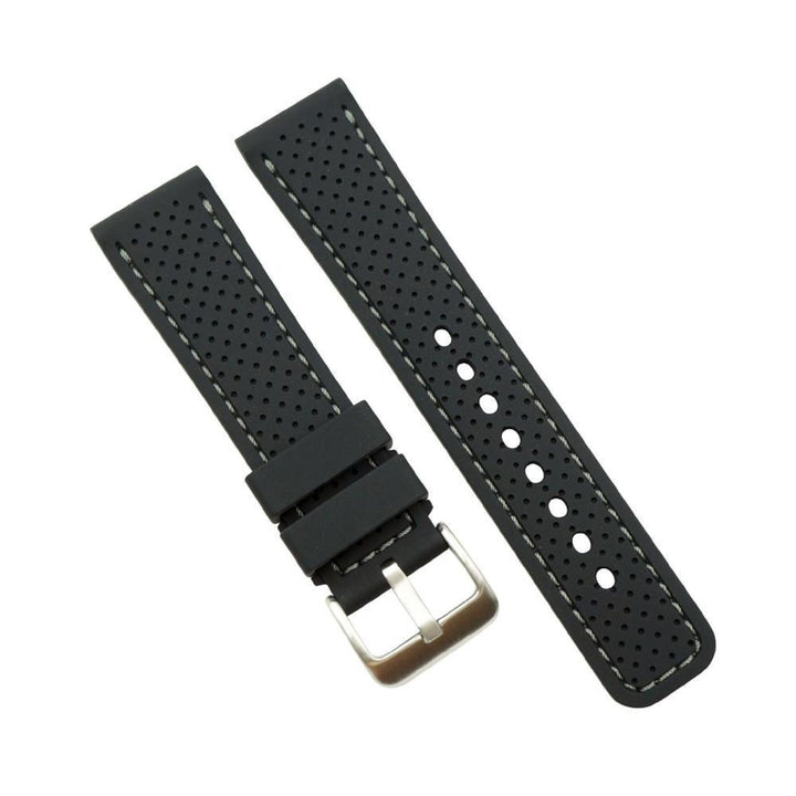 High Quality Silicone Sport Perforated With Square Tip Replacement Watch Bands image