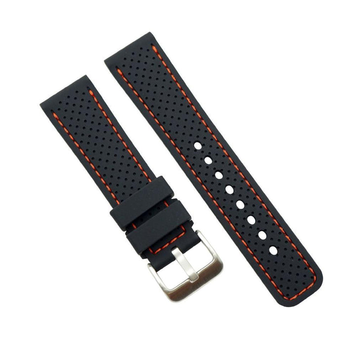 High Quality Silicone Sport Perforated With Square Tip Replacement Watch Bands image