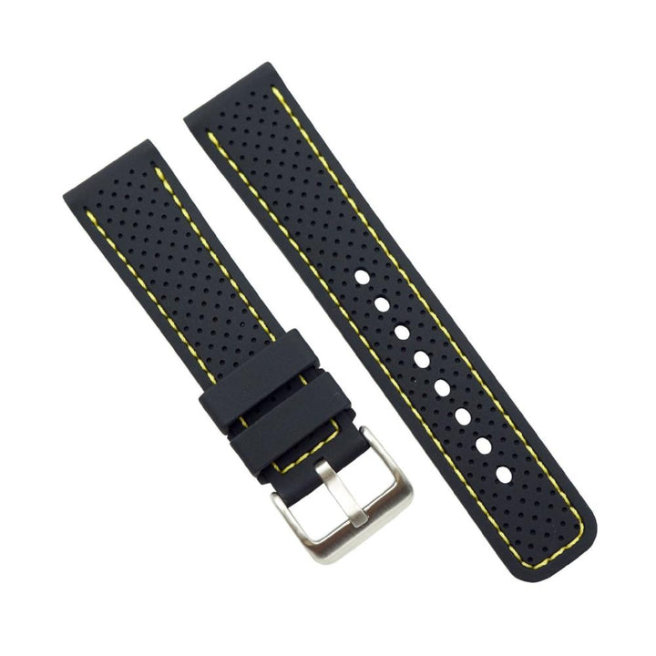 High Quality Silicone Sport Perforated With Square Tip Replacement Watch Bands image