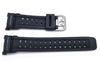 Genuine Casio Black Resin Dual Illuminator 20mm Watch Band