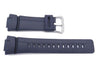 Genuine Casio Blue Resin 16mm Watch Band- 10001491