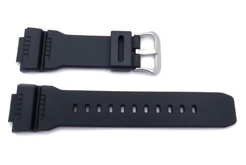 Genuine Casio Black Resin 16mm Watch Band- 10330771