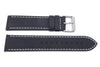 Swiss Army Genuine Leather Black 21mm Infantry Vintage Chrono Watch Strap