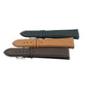 Genuine Smooth Soft Leather Handmade in France Short Watch Strap image