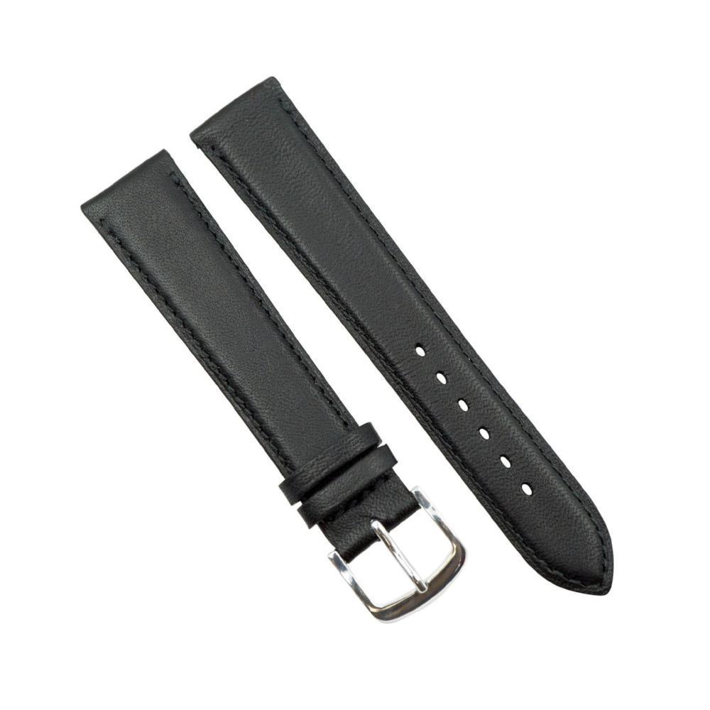 Genuine Smooth Soft Leather Handmade in France Watch Strap image