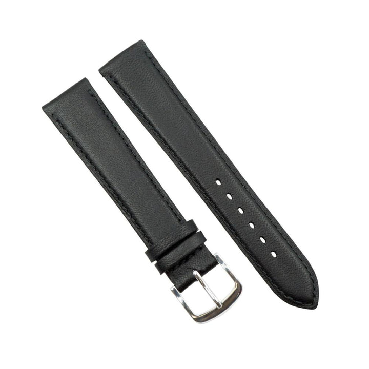 Genuine Smooth Soft Leather Handmade in France Short Watch Strap image