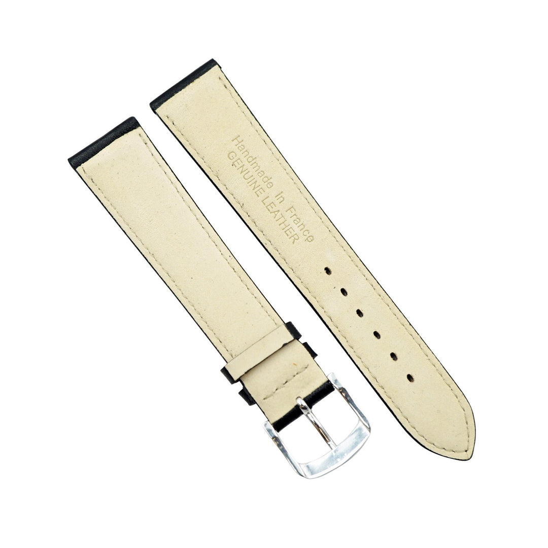 Genuine Smooth Soft Leather Handmade in France Watch Strap image