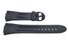 Genuine Casio Black Resin 14mm Watch Strap- 10040373