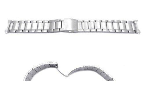 Seiko Stainless Steel Double Locking Clasp 19mm Watch Strap
