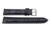 Seiko Black Genuine Textured Leather 19mm Watch Band