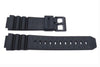 Genuine Casio Black Resin 16mm Watch Strap- 70607028