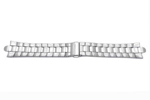 Genuine Stainless Steel 22mm Silver Tone Eco-Drive Corso Watch Strap by Citizen