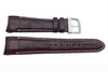Genuine Brown Textured Leather 22mm Eco-Drive Watch Strap by Citizen
