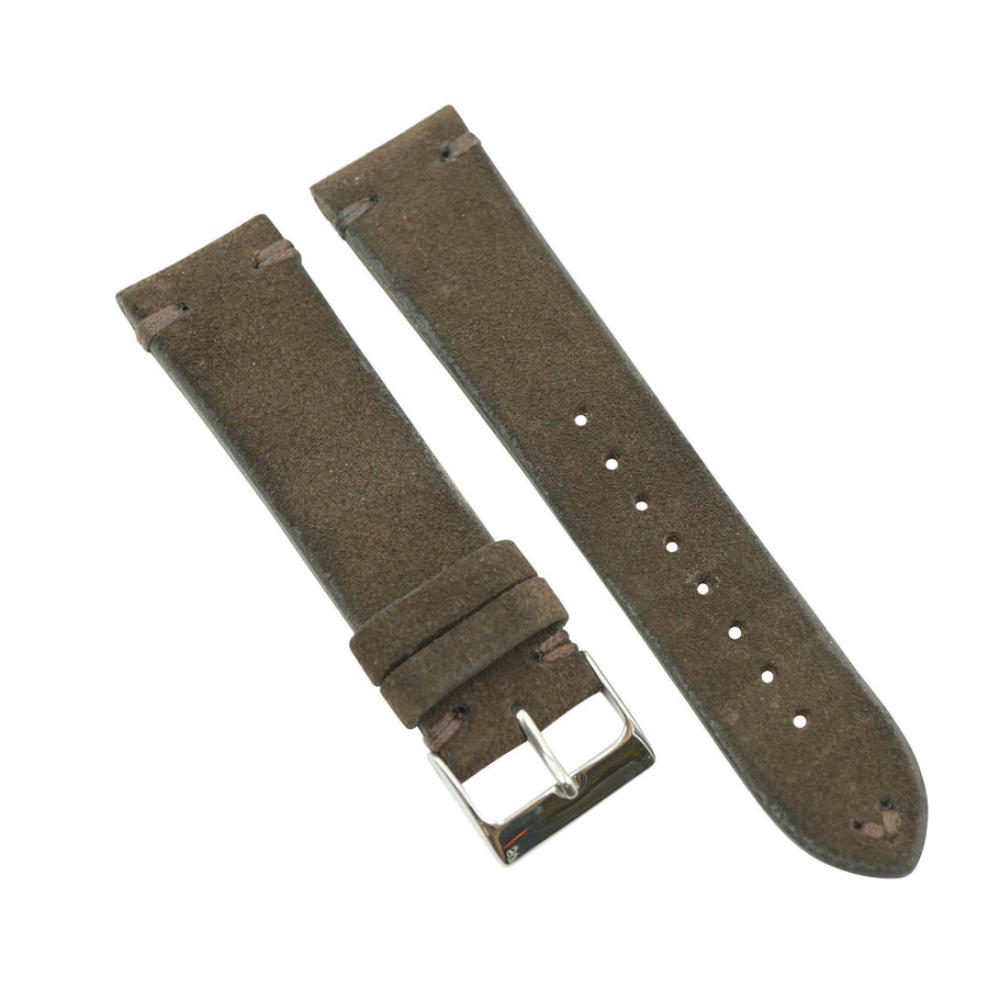 Vintage Aged Suede Leather Handmade in Italy image